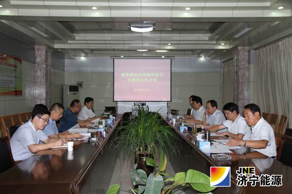 鲁泰煤业公司领导班子召开专题民主生活会